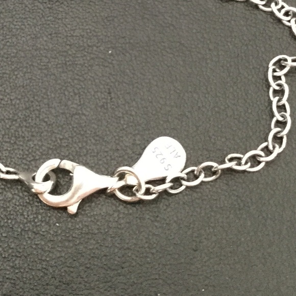 Pandora Heart pave silver bracelet with CZ - Picture 10 of 10